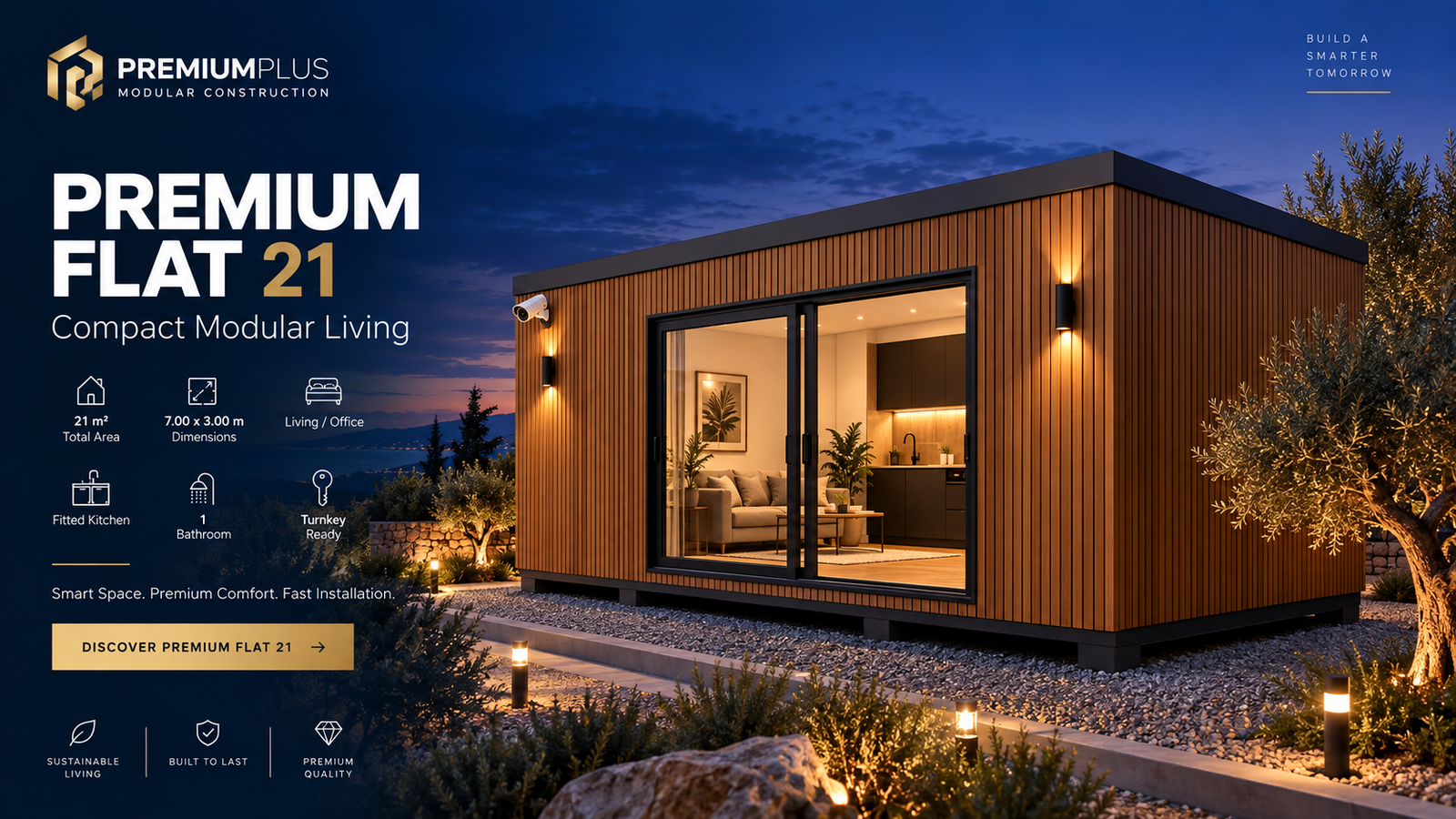 Premium Plus Flat 21 - Luxury Modular Studio